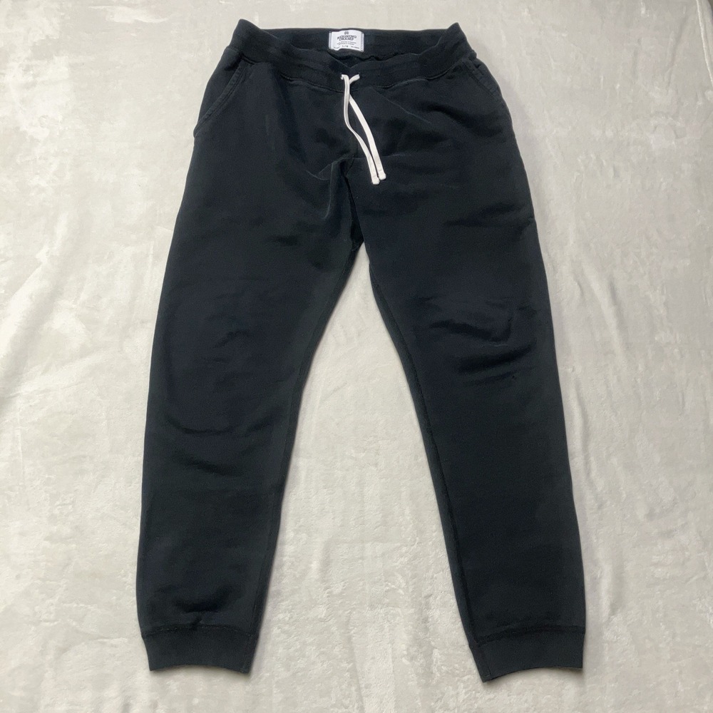 Reigning Champ Joggers Pants Men's Large Black Athleisure Gym‎ Made in Canada